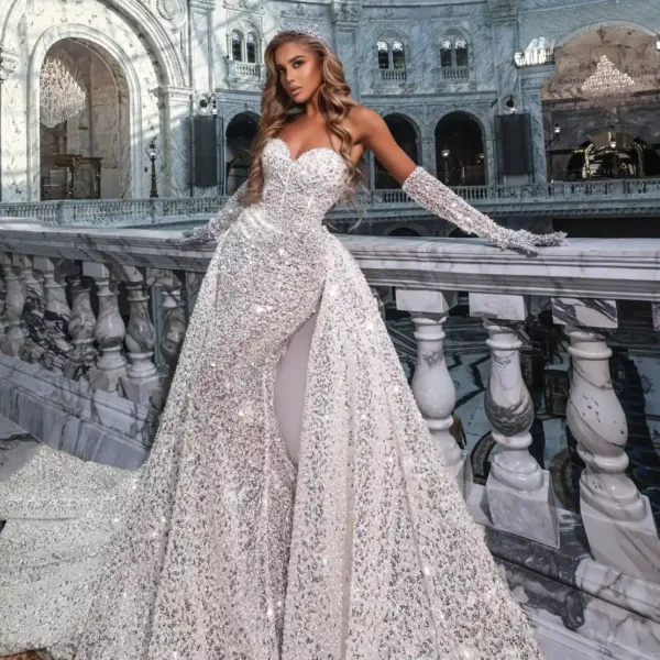 Diamond whisper wedding dresses Maqueen Couture